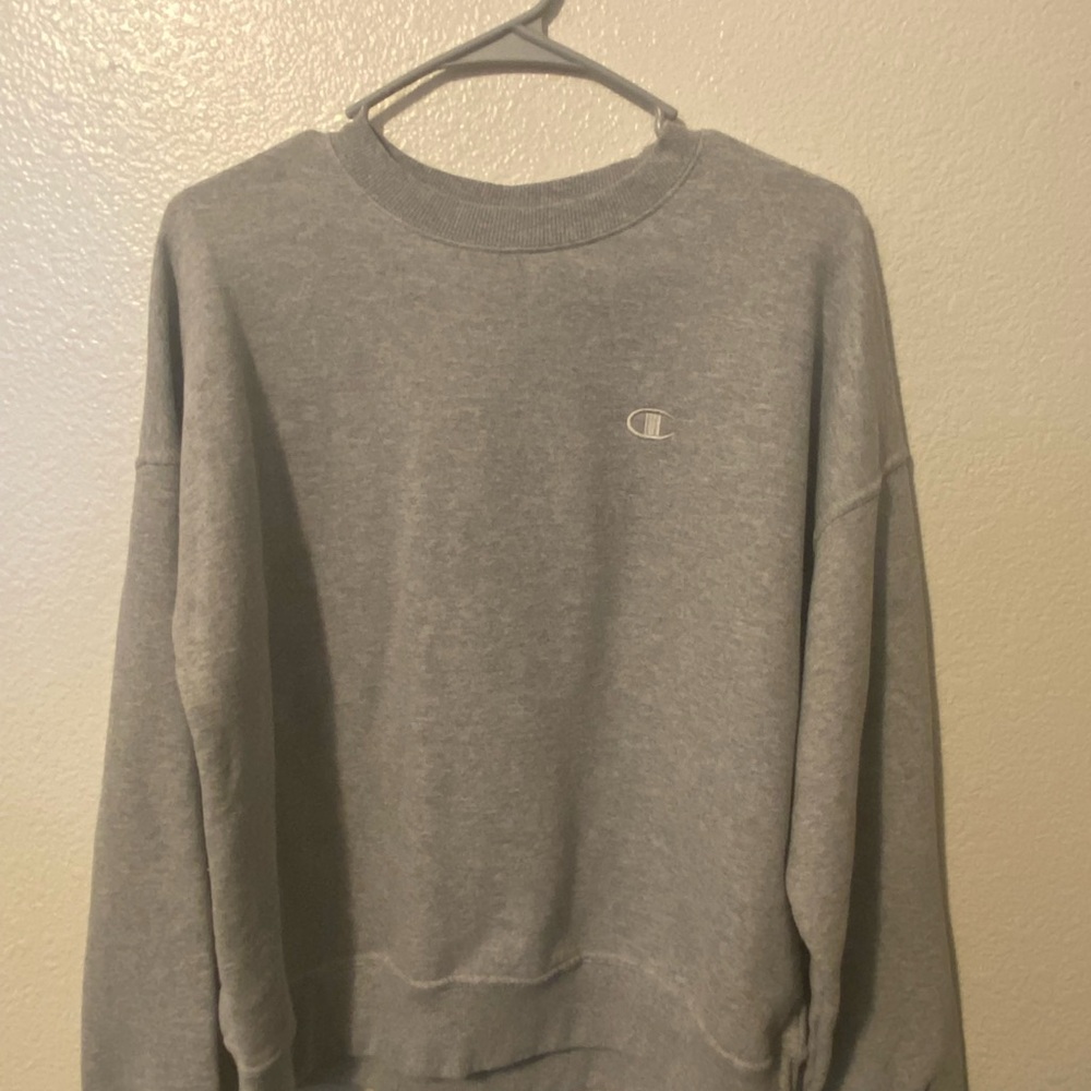 Champion Women Crewneck Gray Sweater